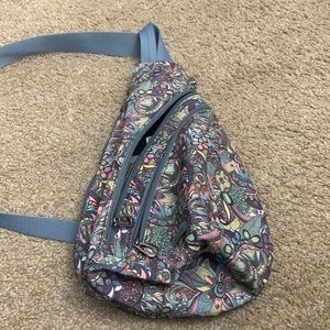 Sakroots On the Go Sling Backpack Eco Twill Sunray Spirit Desert pattern